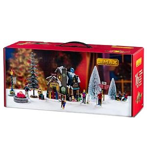 Lemax Bighorn Peak Mountain Starter Set