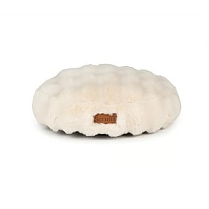 Scruffs Festive Fur Cat Bed - Cream
