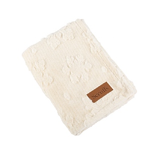 Scruffs Snowflake Shimmer Blanket Cream