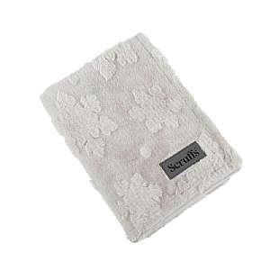 Scruffs Snowflake Shimmer Blanket Grey