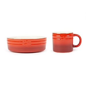 Scruffs Winter Bowl & Mug Set - Red (15cm)
