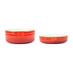 Scruffs Winter Bowl & Saucer Set - Red (13cm)