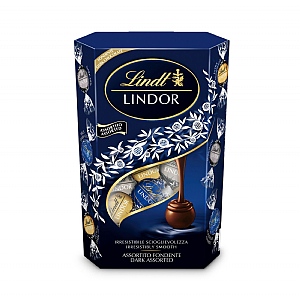 Lindt Lindor Dark Assorted Cornet (337g)