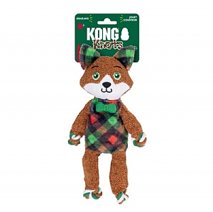 Kong Christmas Floppy Knots Dapper Fox