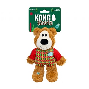 Kong Christmas Wild Knots Sweater Bear Red