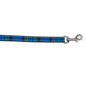 Blue Tartan Lead 19mm x 100cm