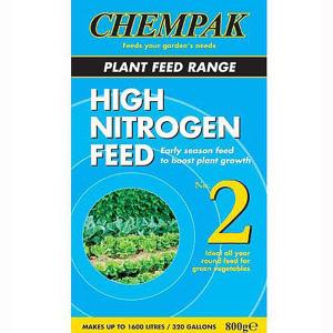 Chempak Formula No 2 - High Nitrogen Feed 800g