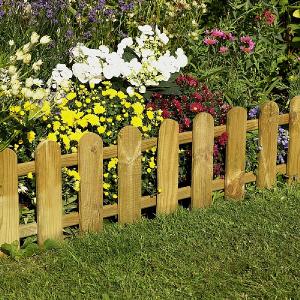 Forest Picket Fence Edging