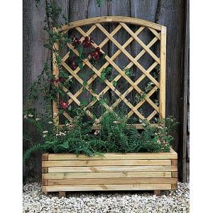 Forest Toulouse Wooden Planter with Trellis