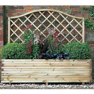 Venice Wooden Planter with Trellis