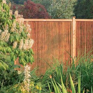 Framed Willow Fence Panel