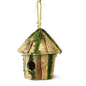 Tom Chambers Round Log Hut Bird House