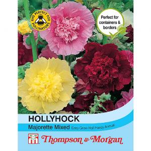 Thompson & Morgan Hollyhock Majorette Mixed
