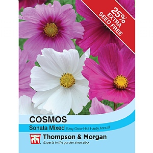 Cosmos Sonata Mixed - 50 seeds