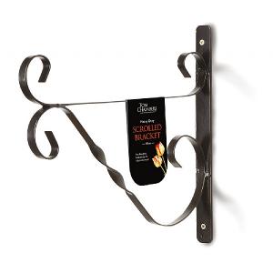 Tom Chambers Scrolled Heavy Duty Bracket Black 35cm