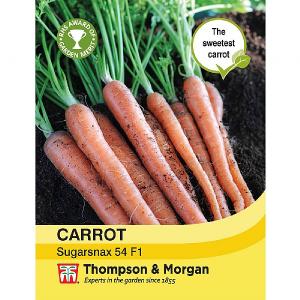 Thompson & Morgan Carrot Sugarsnax 54 F1 Hybrid Seeds