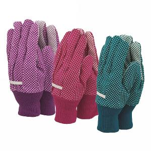 Ladies Triple Pack Gardening Gloves