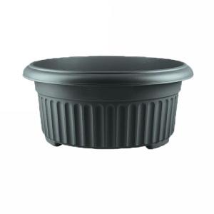 Stewart Garden Corinthian Low Planter 45cm - Black