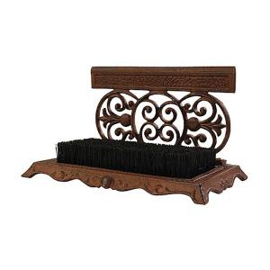 Cast Iron Shoe Scraper with Brush
