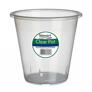 Stewart Clear Pots - 16 x 4cm