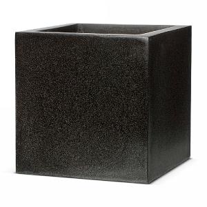 Cadix Capi LUX Black Square Planter 20x20x20cm