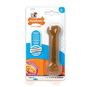 Nylabone Puppy Teething Chew Chicken Flavour (Small)