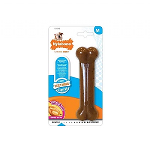 Nylabone Puppy Teething Chew Chicken Flavour (Medium)