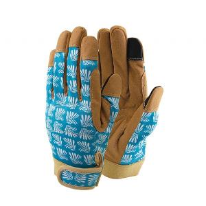 Town & Country Lux-fit Synthetic Leather Blue Gloves Small