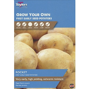 Rocket First Early Seed Potatoes Taster Pack