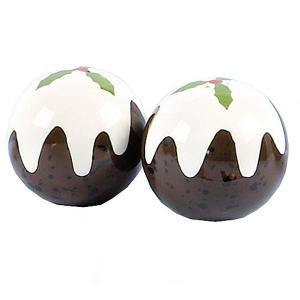 Christmas Pudding Salt & Pepper Set