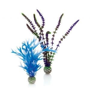 BiOrb Blue & Purple Fish Tank Plant Set