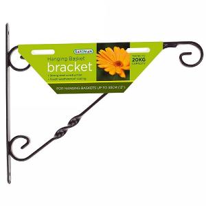 Hanging Basket Bracket 30cm Black