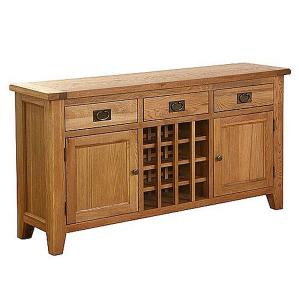 Vancouver Petite Oak Wine Sideboard (NB018)