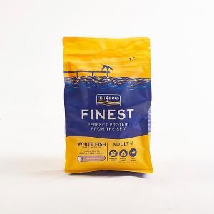 Fish4Dogs Finest Ocean White Fish & Potato Small Kibble Dry Dog Food - Adult (1.5kg)