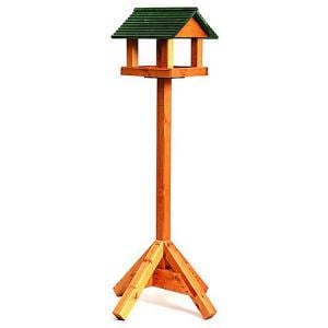Tom Chambers Bird Brasserie Wooden Roof Bird Table