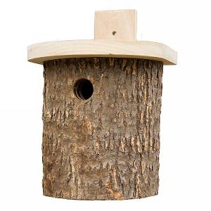 Wildlife World Natural Log Tit Nesting Box