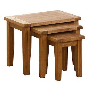 Vancouver Petite Oak Nest of Tables (NB012)