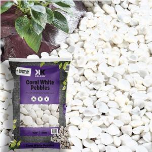 Kelkay Coral White Pebbles Large Bag