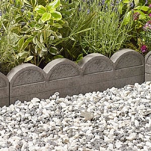 Wave Top Edging 600mm Antique