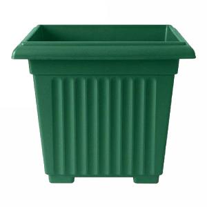 Stewart Garden Corinthian Square Planter 40cm - Green