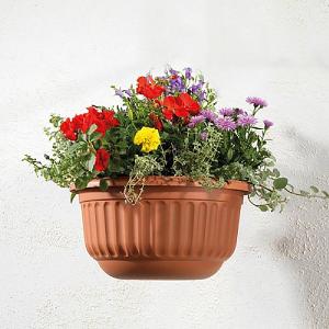 Stewart Garden Corinthian Low Planter 45cm - Terracotta