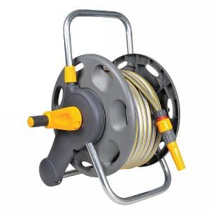 Hozelock 45m Capacity Hose Reel with 25m Hose & Fittings