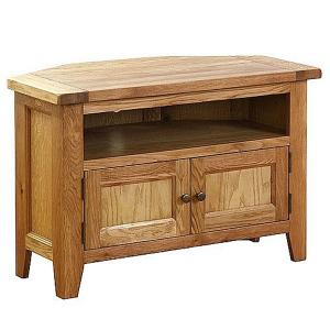 Vancouver Petite Oak Corner TV Unit (NB037)
