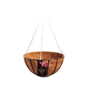 Tom Chambers Traditional Hanging Basket with liner 30cm
