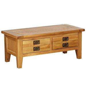 Vancouver Petite Oak 2 Drawer Coffee Table (NB052)