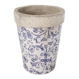 Round Ceramic Flowerpot - Large