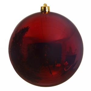 Decoris Bordeaux Shatterproof Bauble 14cm