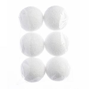 White Foam Snowballs - 6 Pack