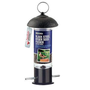 Black Steel Nyger Seed Feeder