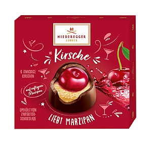 Niederegger Cherry And Marzipan In Dark Chocolate 108g